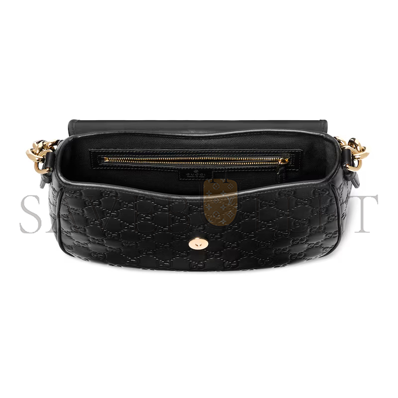 G*u*i gg emblem medium shoulder bag 848882 (28*17*9cm)